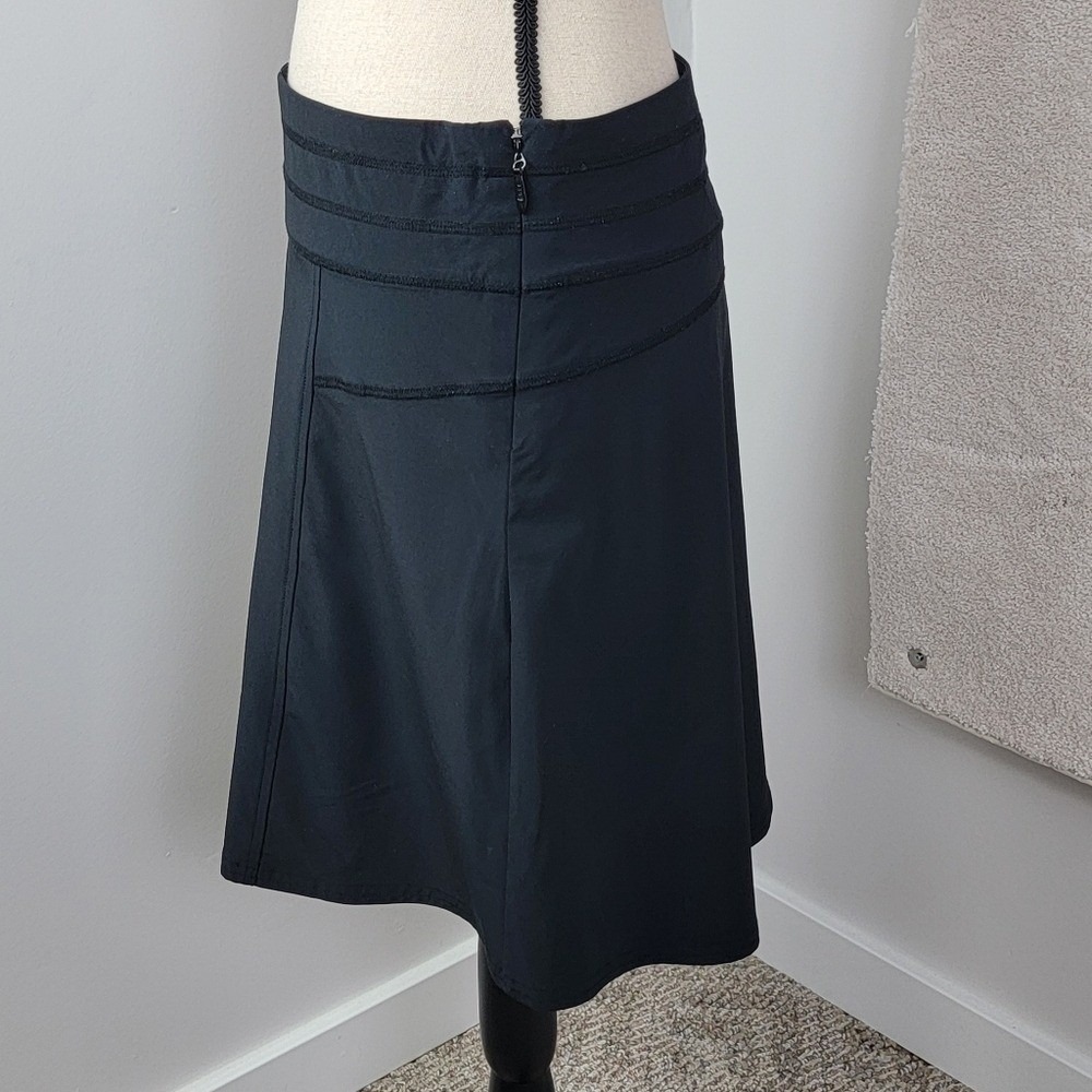 Athleta All Day Skort 14 Black High Rise Active Travel Golf Skirt Gorpcore - Picture 13 of 14